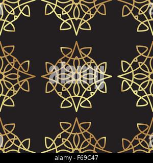 Vintage Luxus gold Hintergrund Jugendstil Stock Vektor