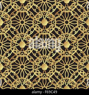 Vintage Luxus gold Hintergrund Jugendstil Stock Vektor