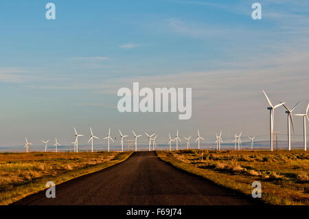 Windpark in Elmore County, Idaho Stockfoto