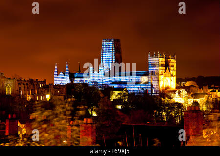 Illuminationen in Durham Kathedrale von Durham Stockfoto