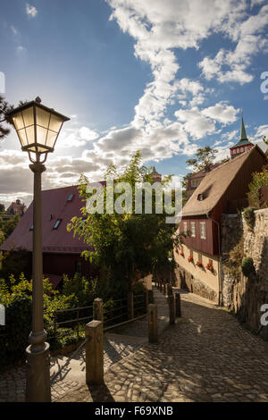 Panorama von Bautzen (Budysin) im oberen Lausitz, Deutschland Stockfoto