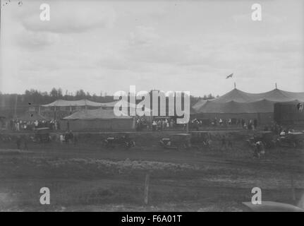 Reisen Zirkus kommt zu Smoky Lake, Alberta Stockfoto