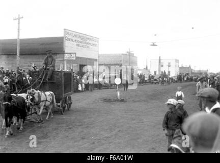 Reisen Zirkus kommt zu Smoky Lake, Alberta Stockfoto