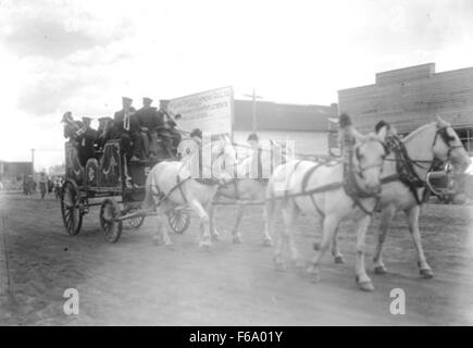 Reisen Zirkus kommt zu Smoky Lake, Alberta Stockfoto