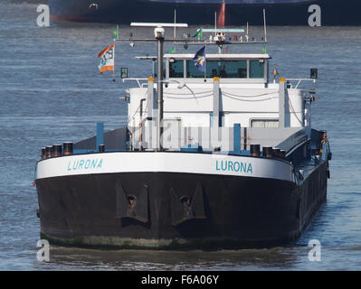 Lurona (Schiff, 1995), ENI 02207080, Hafen von Antwerpen pic1 Stockfoto