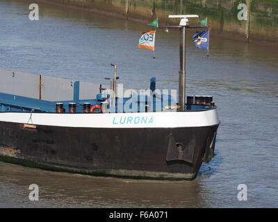 Lurona (Schiff, 1995), ENI 02207080, Hafen von Antwerpen pic3 Stockfoto