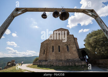 UNESCO-Welterbe 6. Jahrhundert georgischen orthodoxen Dschwari Kloster in der Nähe Stadt Mzcheta in Georgien Stockfoto