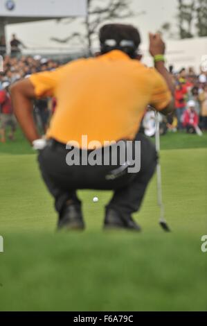 Shanghai, China. 15. November 2015.  THONGCHAI JAIDEE von Thailand während der Runde 4 der BMW Meister im See Malaren Golf Club in Shanghai. Bildnachweis: Marcio Machado/ZUMA Draht/Alamy Live-Nachrichten Stockfoto