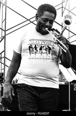 Dizzy Gillespie spielen beim Mayport Jazz Festival in Jacksonville Stockfoto