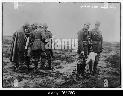 Gen Allenby, König Albert Stockfoto