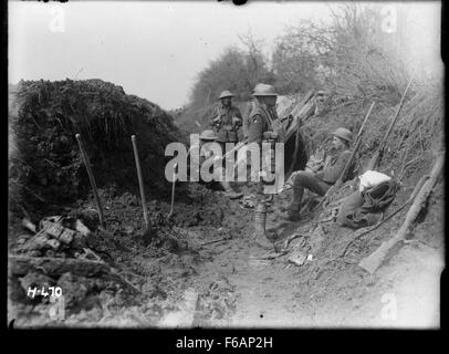 Neuseeland-Soldaten, die an der Somme gekämpft hatte Stockfoto