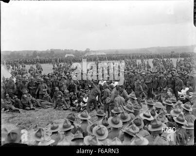 Die Bombe werfen Wettbewerb bei den New Zealand Division Sports, Stockfoto