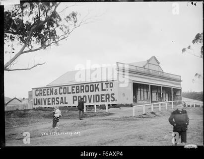 Green & Engelmoer Store in Huntly, ca 1910er Jahre Stockfoto