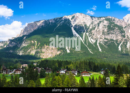 Schönen Dolomiten in der Nähe von Cortina D'Ampezzo, Pomagagnon Group, Südtirol, Italien Stockfoto