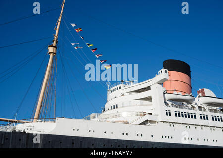 Queen Mary, Long Beach, Los Angeles, Kalifornien, USA Stockfoto