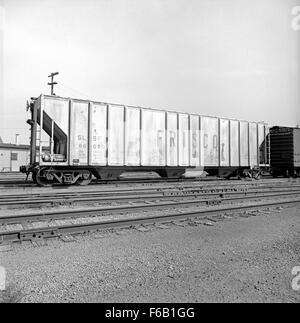 [St. Louis-San Francisco, überdachte Hopper Car Nr. 86050] Stockfoto