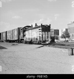 [Texas & Pazifik, Diesel elektrische Rangierlok Nr. 1004] Stockfoto