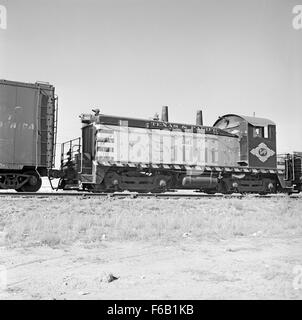 [Texas & Pazifik, Diesel elektrische Rangierlok Nr. 1021] Stockfoto