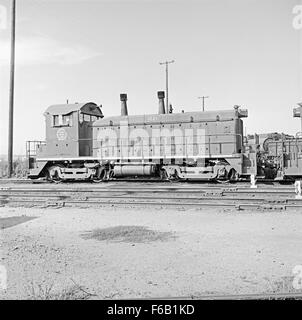 [Texas & Pazifik, Diesel elektrische Rangierlok Nr. 1221] Stockfoto