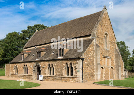 12. Jahrhundert im großen Saal des Schlosses Oakham, Oakham, Rutland, England, Vereinigtes Königreich Stockfoto