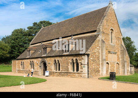 12. Jahrhundert im großen Saal des Schlosses Oakham, Oakham, Rutland, England, Vereinigtes Königreich Stockfoto