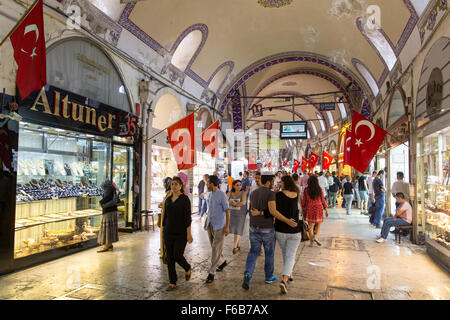 Basar, Istanbul, Türkei, Sonntag, 20. September 2015. Stockfoto