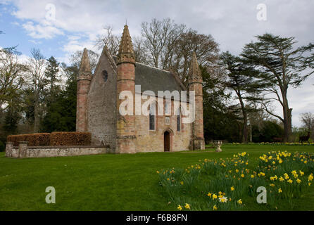 Die Kapelle im Scone Palace in Perthshire, Schottland. Stockfoto