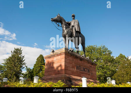 Das Wellington Monument, Runde Hügel, Aldershot, Hampshire, England, Vereinigtes Königreich Stockfoto