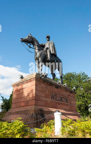 Das Wellington Monument, Runde Hügel, Aldershot, Hampshire, England, Vereinigtes Königreich Stockfoto