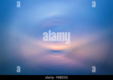 Abstrakte Radial blur Hintergrund aus Meer, Fotoarchiv Stockfoto