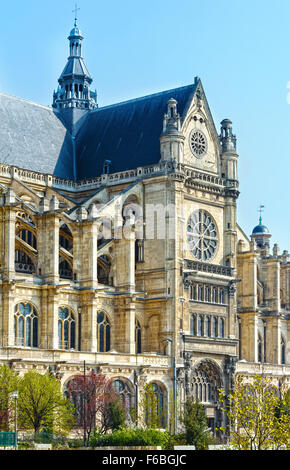 Die Kirche von Saint Eustache, Paris (Frankreich). Das heutige Gebäude entstand zwischen 1532 und 1632. Architekten sind unbekannt. Stockfoto