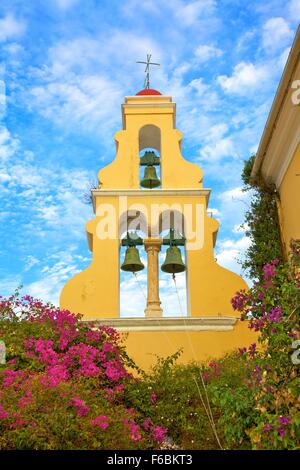 Kloster in Palaiokastritsa, Corfu, Ionische Inseln, griechische Inseln, Griechenland, Europa Stockfoto