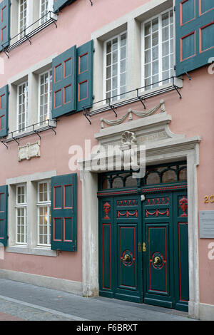 Komponisten Ludwig van Beethovens Geburtshaus, Bonn, Nordrhein-Westfalen, Deutschland Stockfoto