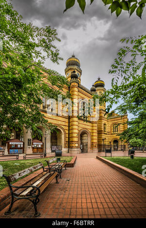 Berühmte große Synagoge - die größte in Europa - Budapest, Ungarn Stockfoto