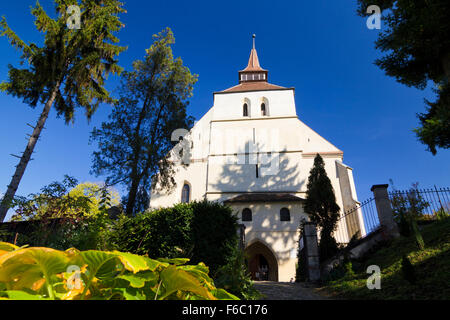 Gotische Kirche auf dem Hügel im mittelalterlichen Stadt Sighisoara/Schäßburg in Siebenbürgen, Rumänien Stockfoto