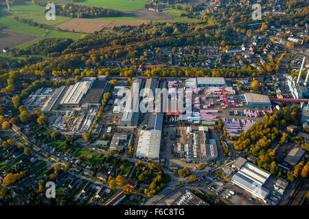 Rockwool Factory, Rockwool Logistik, gestapelt, Rookwool Produkte, Steinwolle, Baustoffe, Industriepark-Bottroper Straße Stockfoto