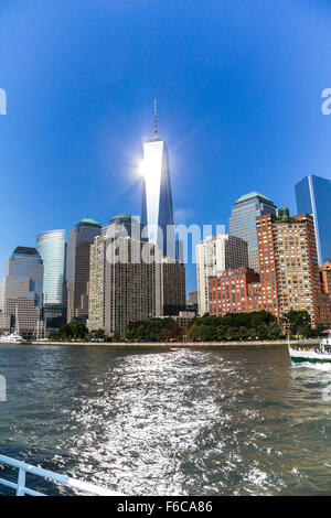 Shining One World Trade Center Stockfoto