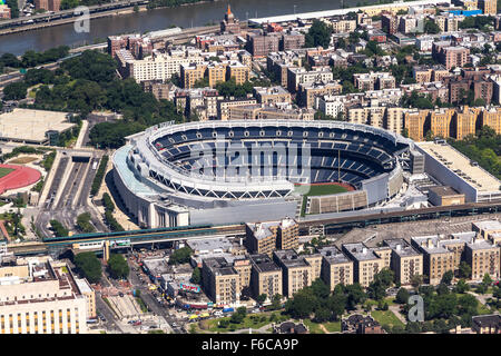 Yankee-Stadion von oben Stockfoto