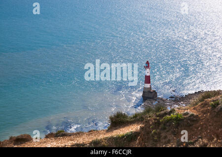 Beachy Head Lighthouse, Eastbourne, England Stockfoto