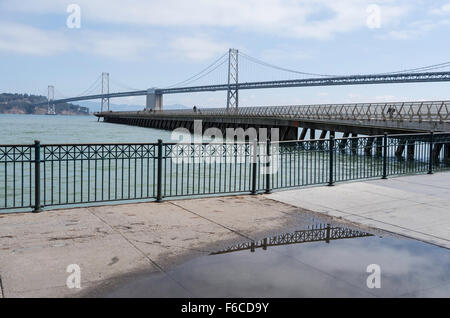 Oakland Bay Bridge, San Francisco, Kalifornien, USA Stockfoto