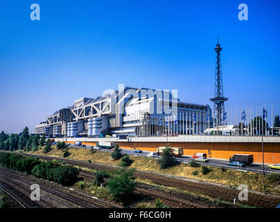 ICC-Internationales Congress Center und "Dreieck Funkturm Funkturm, Berlin, Deutschland Stockfoto