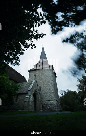 St. Marien Kirche, Kington. Herefordshire, England. Stockfoto