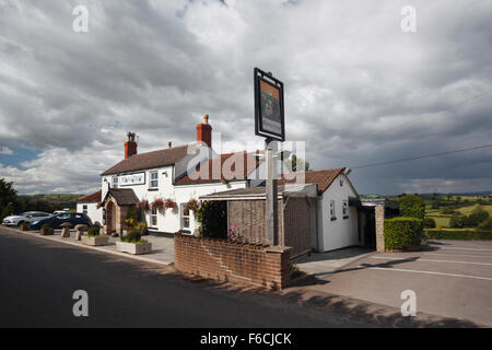 Das Pony und Trap-Pub. Chew Magna. Somerset, UK. Stockfoto