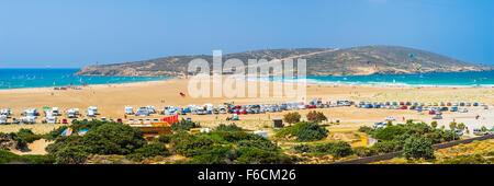 Mit Blick auf Prasonisi Kap auf der Insel Rhodos Griechenland Europa Stockfoto