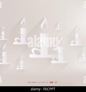 Kerze-Web-Symbol Stock Vektor