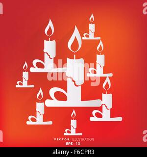 Kerze-Web-Symbol Stock Vektor