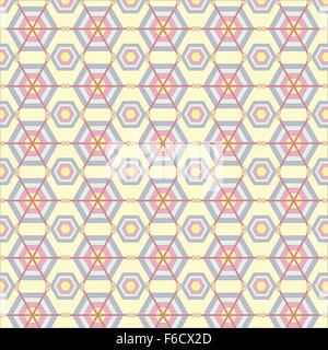 Sechsecke Textur. Nahtlose geometrische Muster. Vektorgrafiken. Stock Vektor