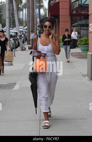 Tracee Ellis Ross trägt ein Kunststoff Laterne in Beverly Hills Featuring: Tracee Ellis Ross Where: Los Angeles, California, Vereinigte Staaten von Amerika bei: 16. Oktober 2015 Stockfoto