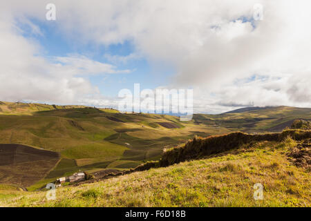 Terrassierte Flächen In Ecuador, Südamerika, Luftbild Stockfoto