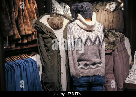 Abercrombie & Fitch-Flagship-Store Interieur, Fifth Avenue, New York Stockfoto